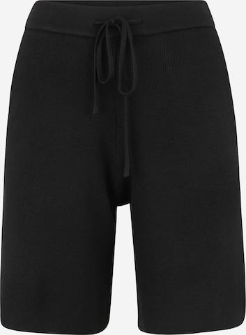 OBJECT Tall Regular Pants in Black: front