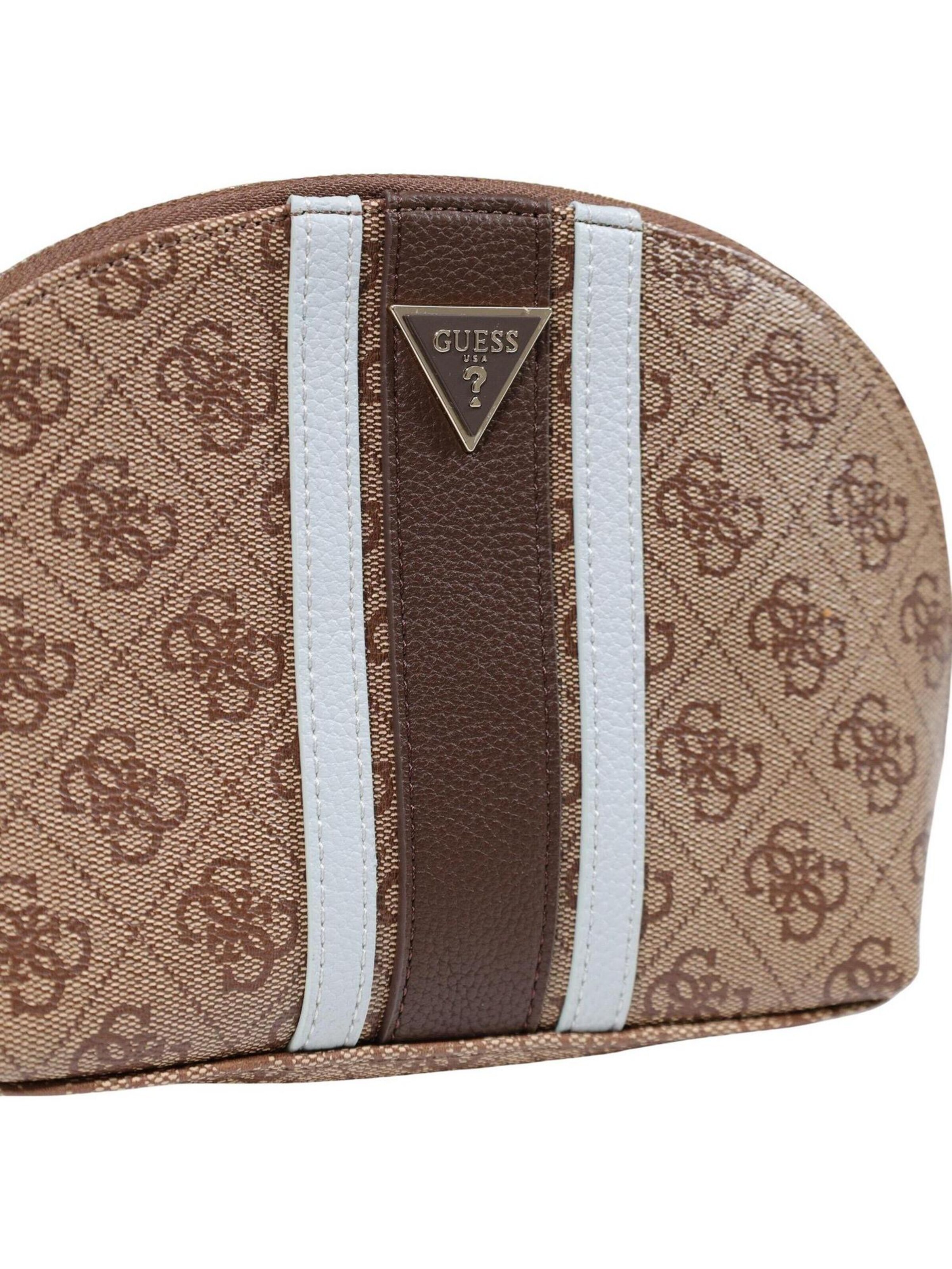 Borsa a sacco 'NOELLE II DOME PW7573 P6370' di GUESS in bianco