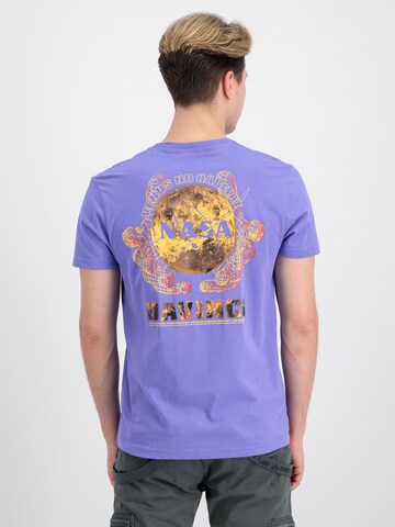 ALPHA INDUSTRIES - Camiseta 'NASA Davinci' en lila