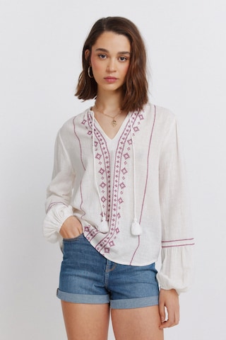 Springfield Bluse in Weiß: Vorderseite