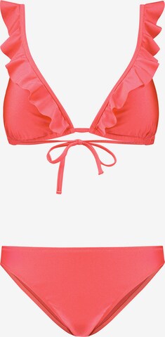 Triangle Bikini 'Bobby' Shiwi en rose : devant