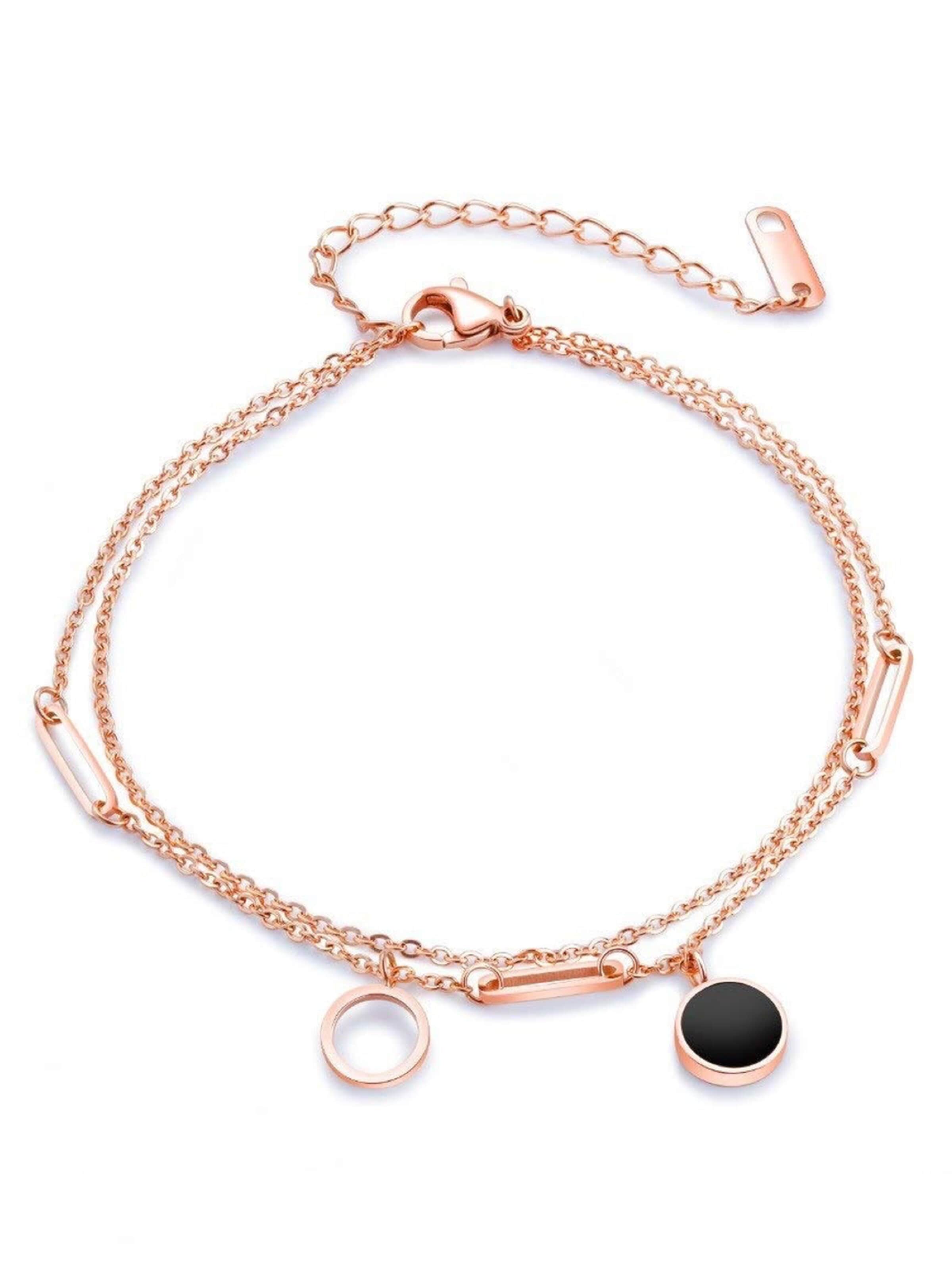 Kim Johanson Foot Jewelry 'Black Moon' in Gold: front