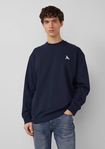 s.Oliver Sweatshirt in Blue: front