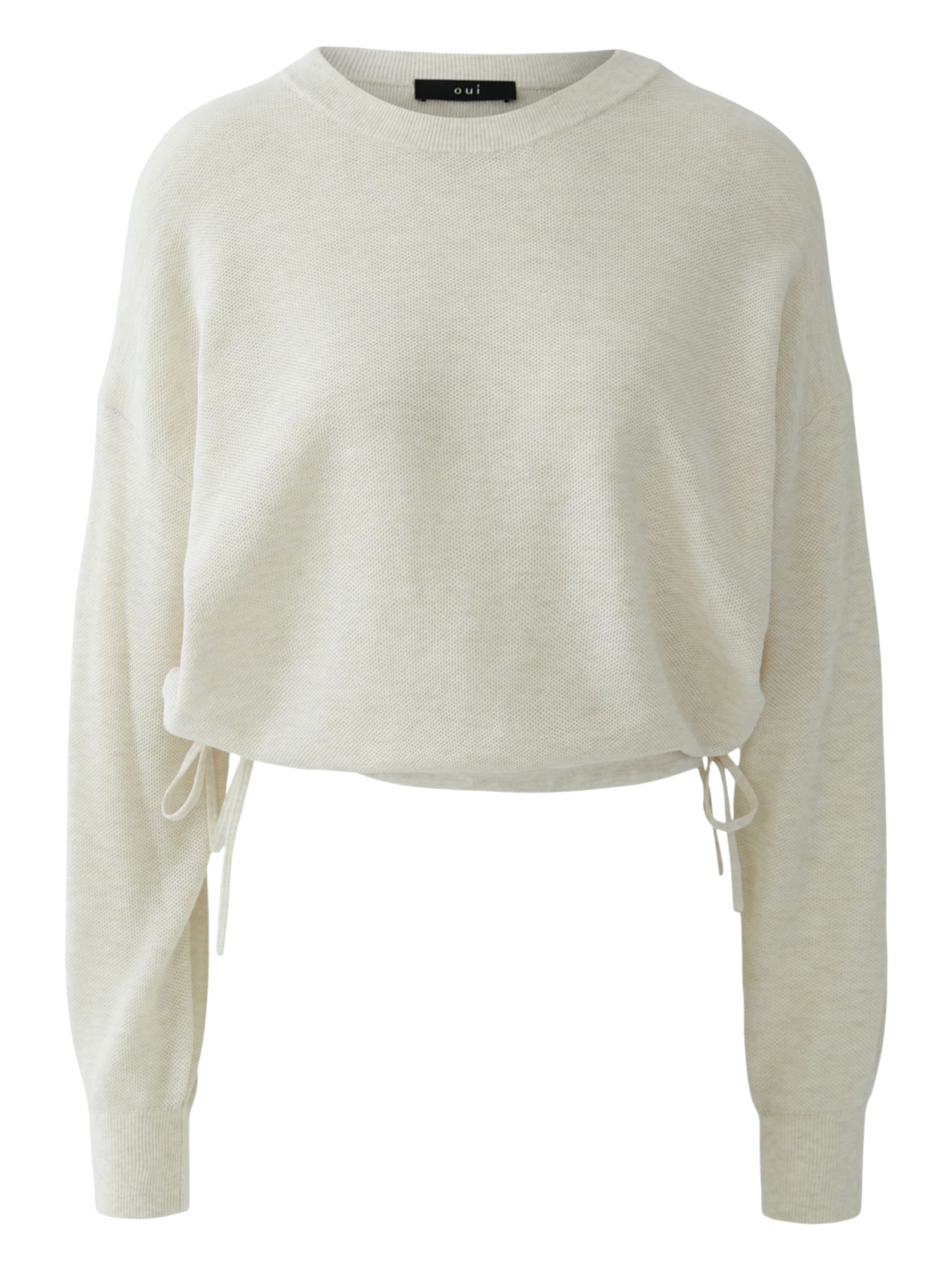 OUI Sweater in White: front