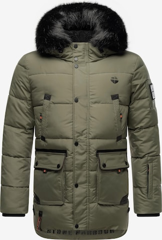 Veste d’hiver 'Mironoo' STONE HARBOUR en vert : devant