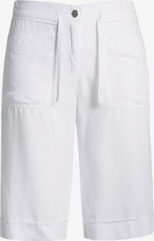 Ulla Popken Regular Pants in White: front