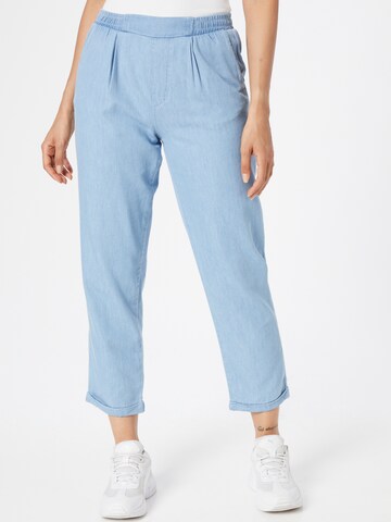 regular Pantaloni con pieghe di DeFacto in blu: frontale