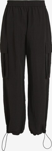 VILA Tapered Broek 'POCKY' in Zwart: voorkant