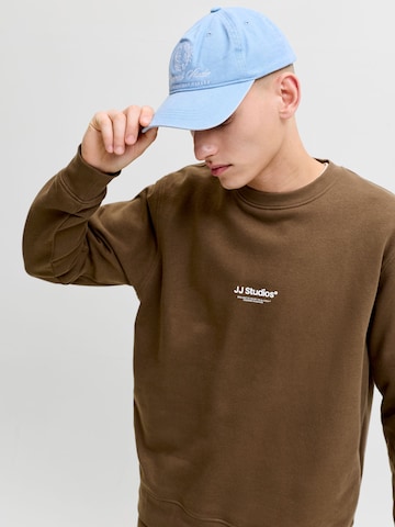 JACK & JONES Sweatshirt 'JJESoho' in Braun