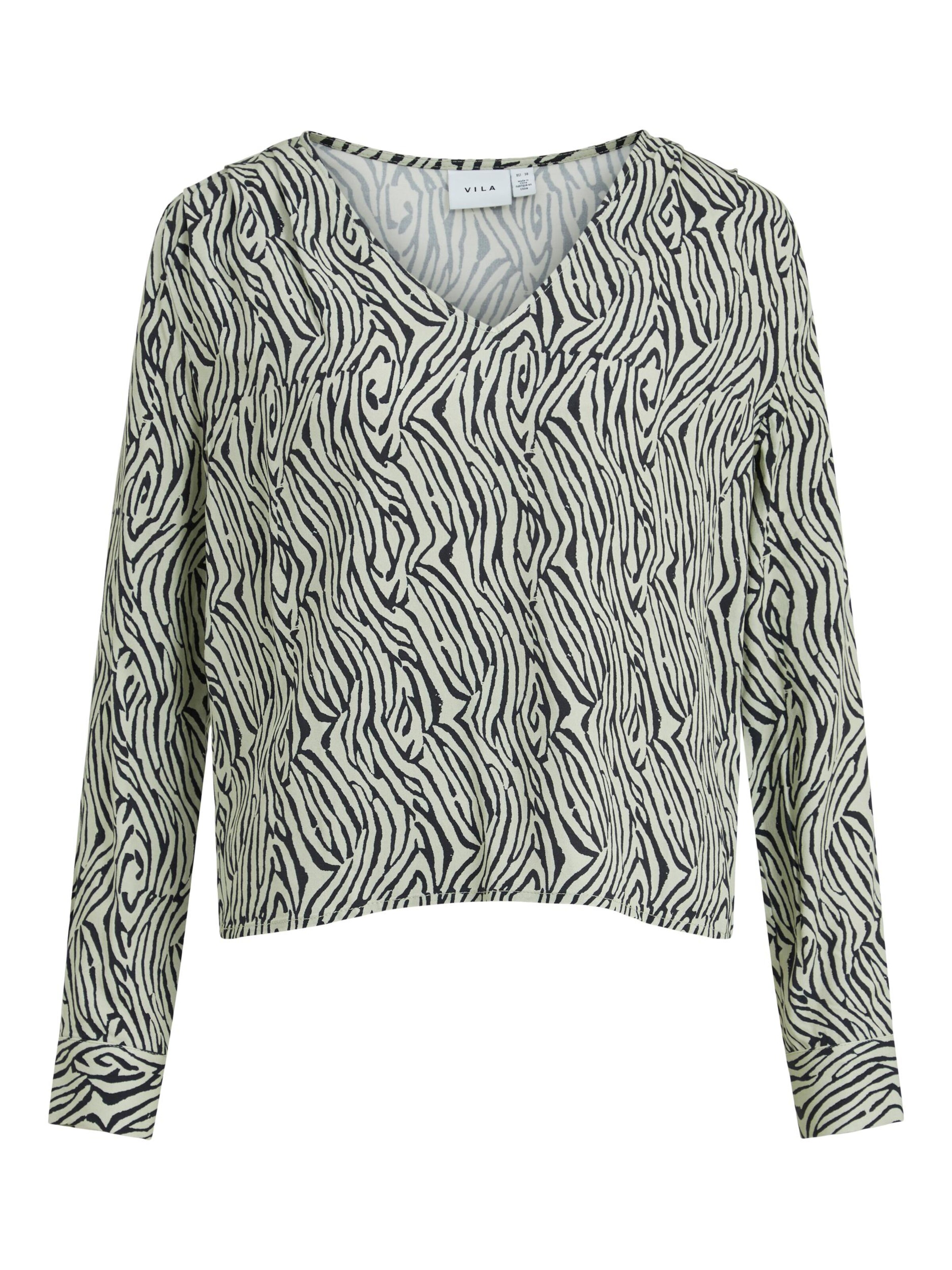 VILA - Camisa em cinzento: frente