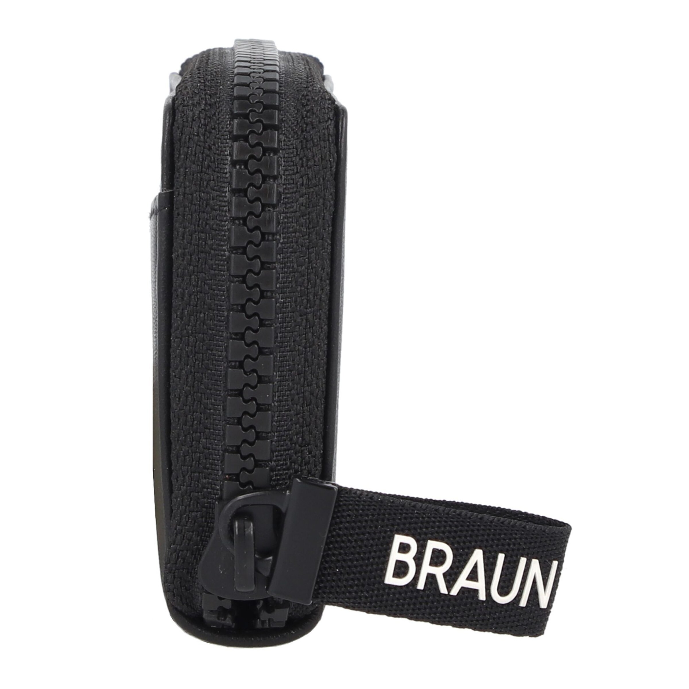 Porte-monnaies 'Capri' Braun Büffel en noir