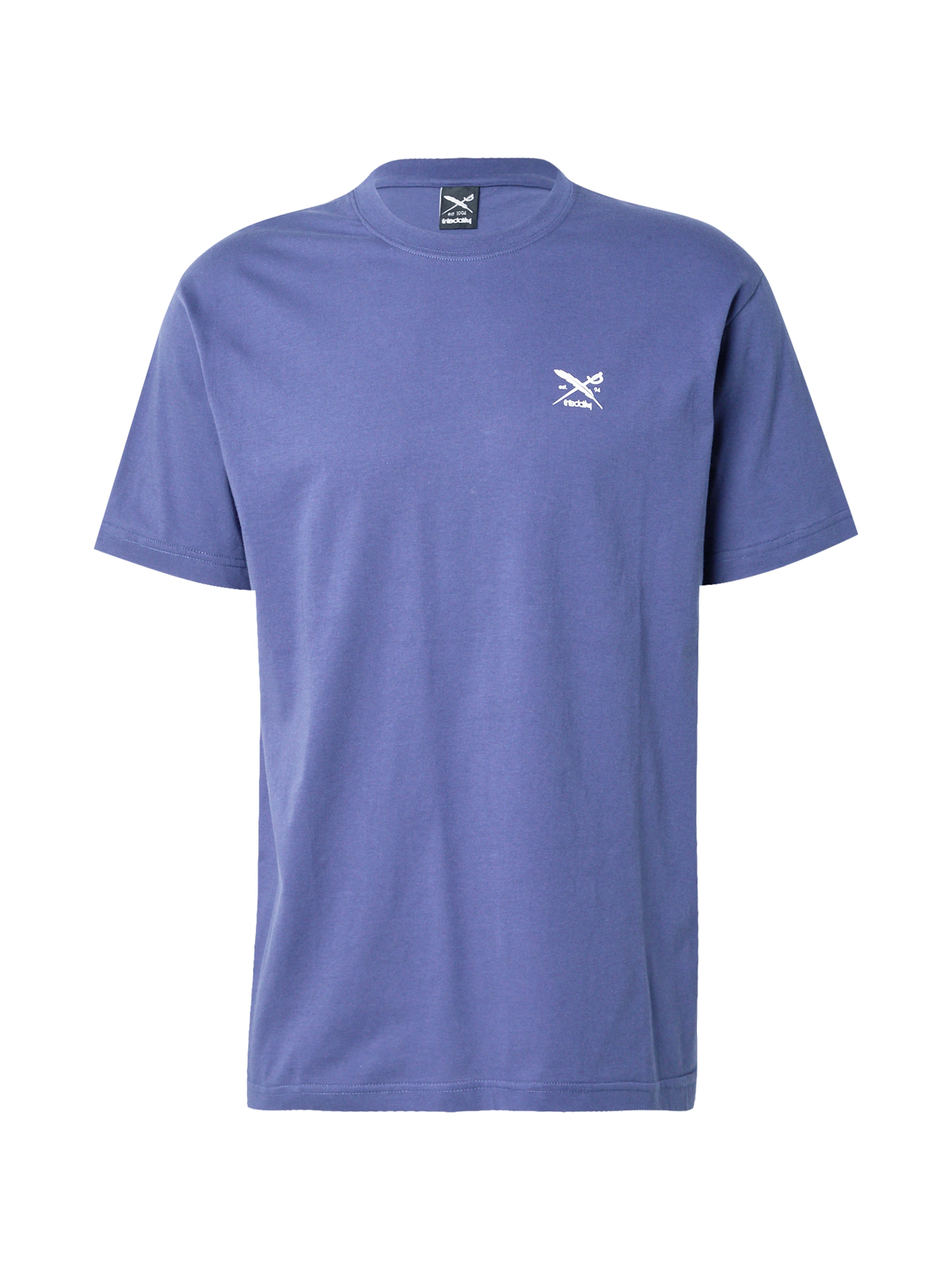 Iriedaily T-Shirt en bleu, Vue avec produit