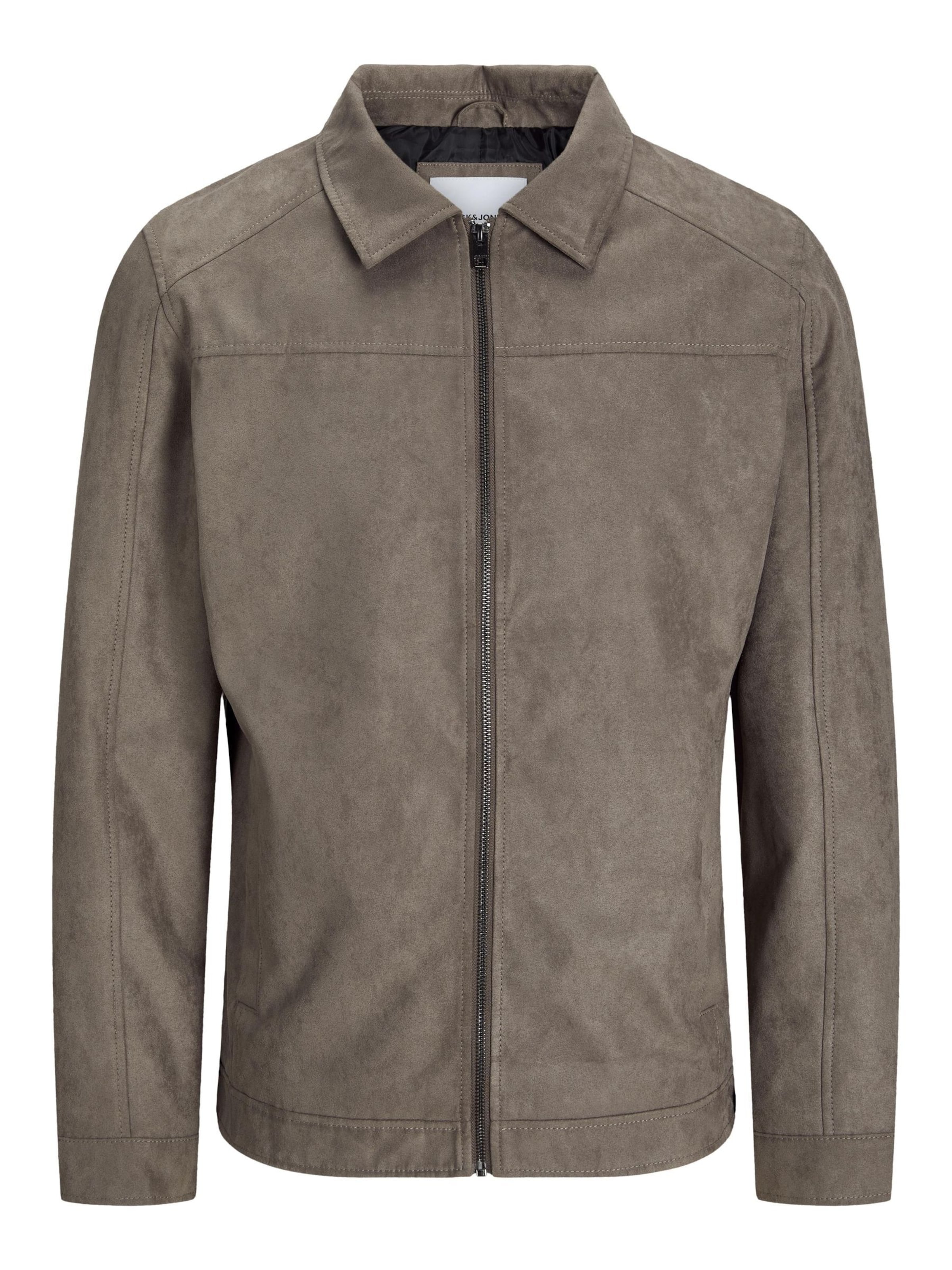 JACK & JONES Between-Season Jacket 'JJEDYLAN' in Grey: front
