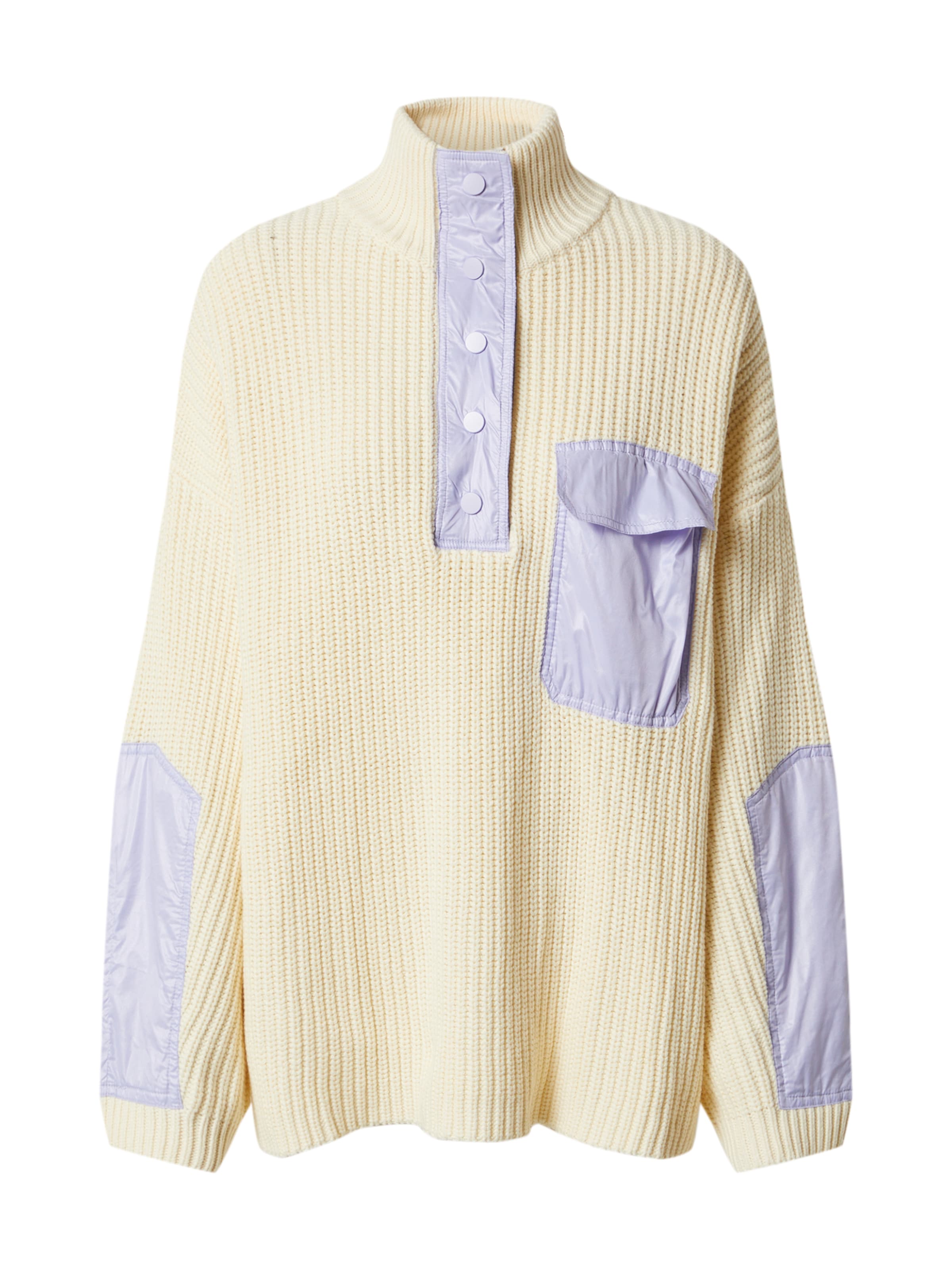 geltona EDITED Megztinis 'Bente': priekis