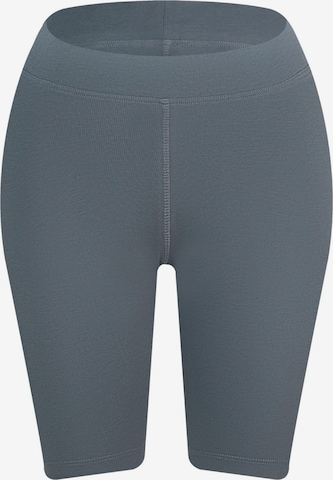 Leela COTTON Skinny Hose 'Damen Bio-Baumwoll Radlerhose' in Blau: Vorderseite