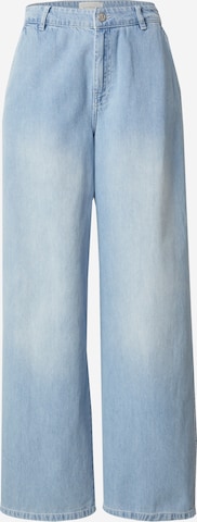 mėlyna MSCH COPENHAGEN Plačios klešnės Džinsai 'Ingrid Lis': priekis