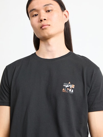 ALPHA INDUSTRIES - Camiseta en negro