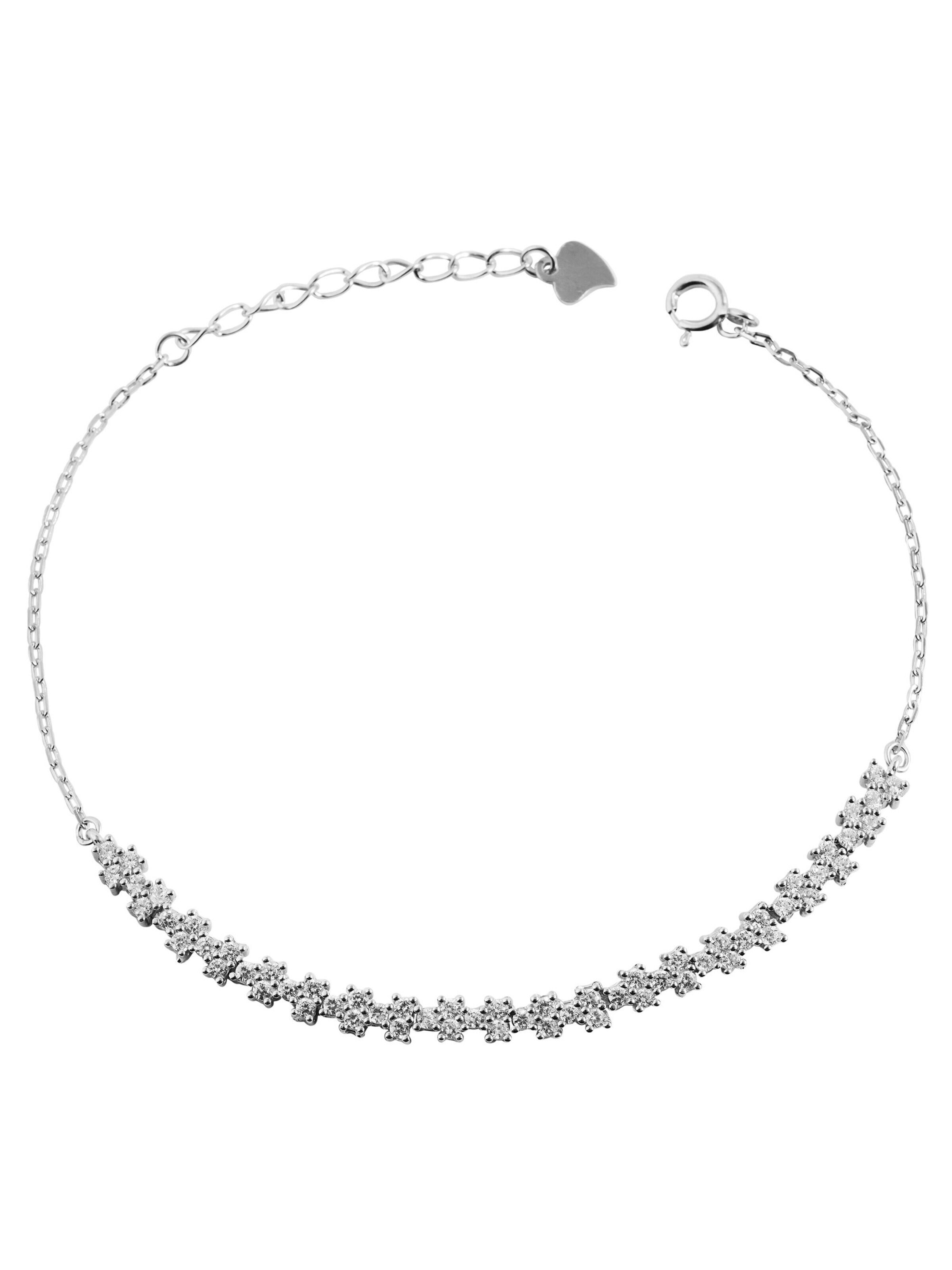 Akzent Bracelet 'Belle' in Silver: front