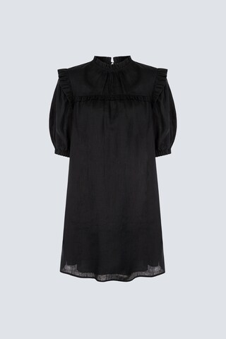 Aligne Kleid 'Fanya' in Schwarz: Vorderseite