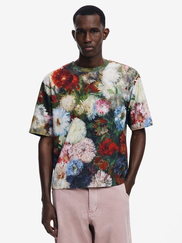 Desigual Тениска в зелено: отпред