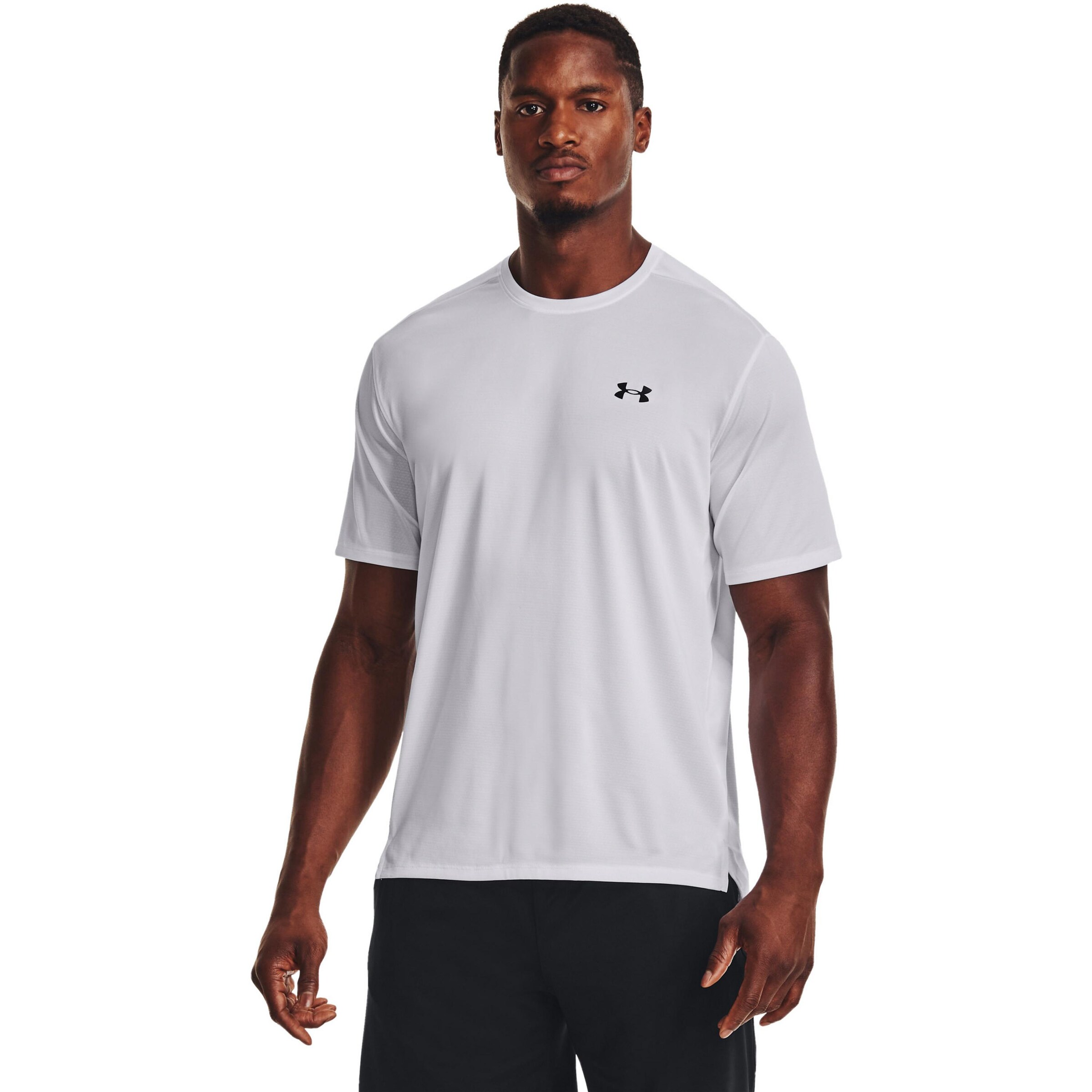 UNDER ARMOUR Performance shirt 'Tech Vent' in White: front