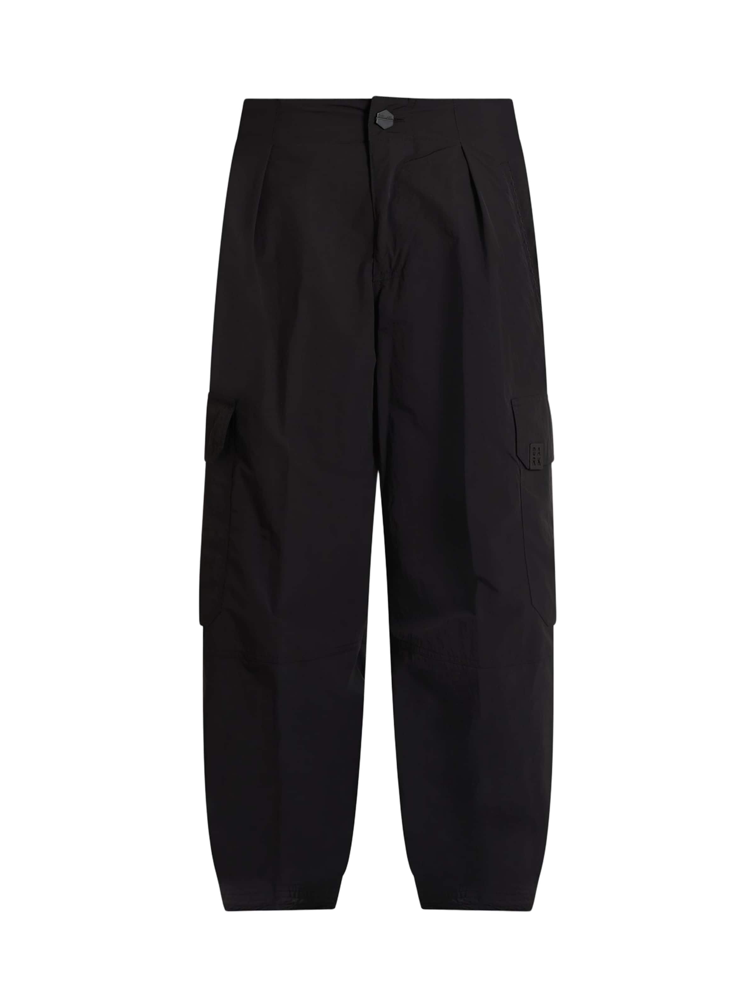 Loosefit Pantalon cargo DARK LABEL en noir : devant