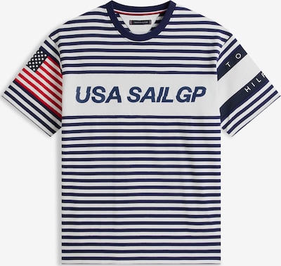 TOMMY HILFIGER Majica u morsko plava / crvena / bijela, Pregled proizvoda