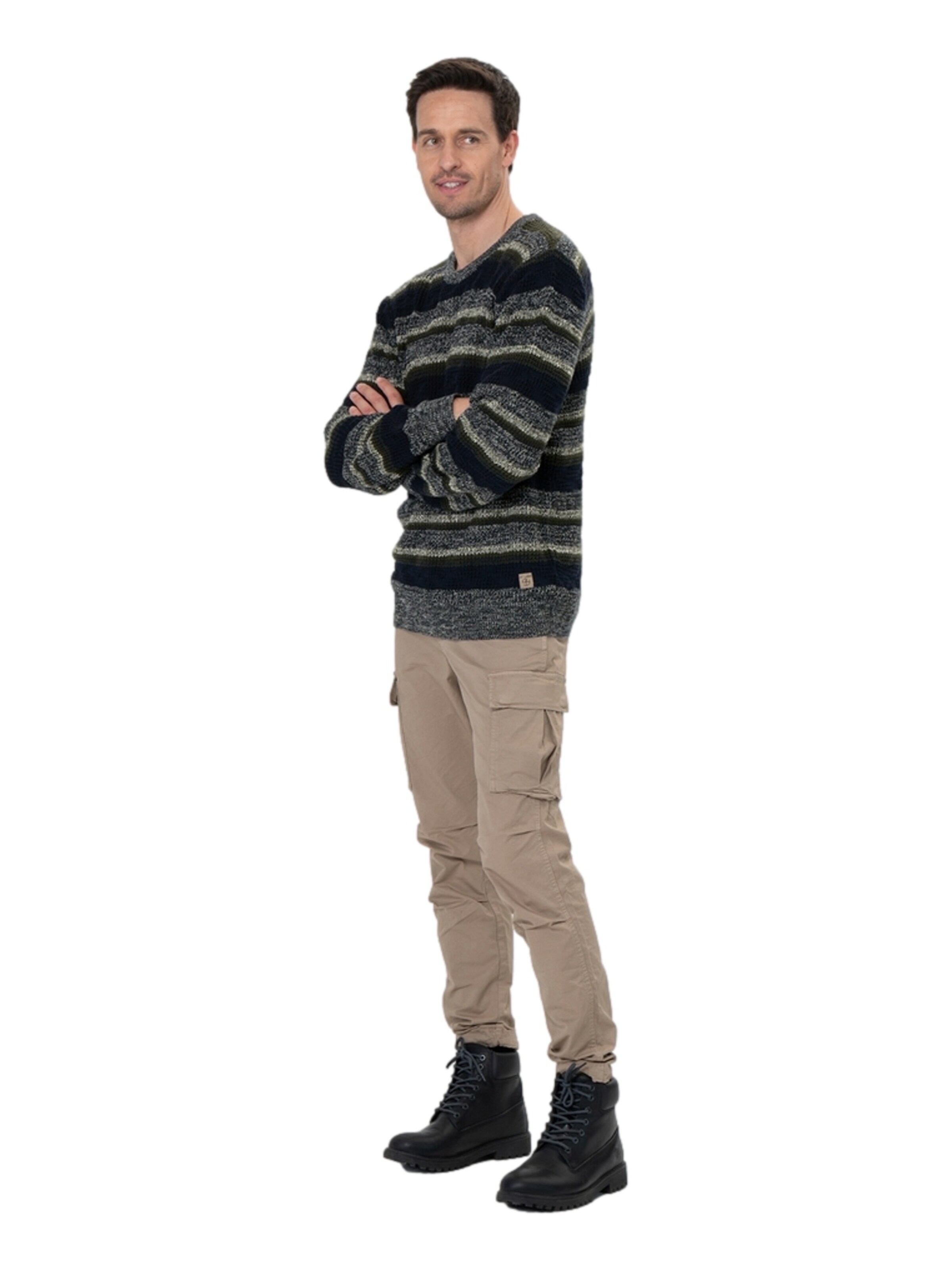 Key Largo Pullover 'Basel' i blå