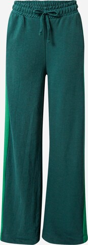Wide Leg Pantalon 'SAFINE' The Jogg Concept en vert : devant