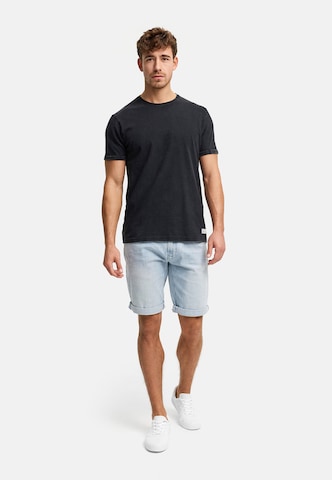 INDICODE JEANS Shirt 'INHerbst' in Zwart