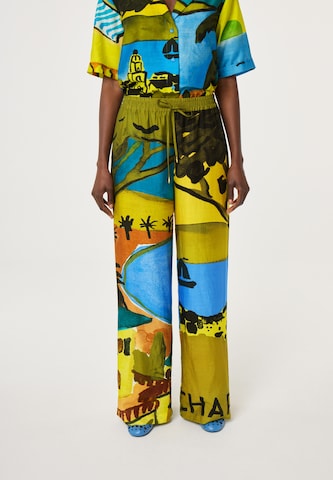 Fabienne Chapot Wide leg Broek in Gemengde kleuren: voorkant