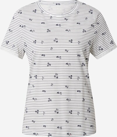 TOM TAILOR T-Shirt in schwarz / weiß, Produktansicht