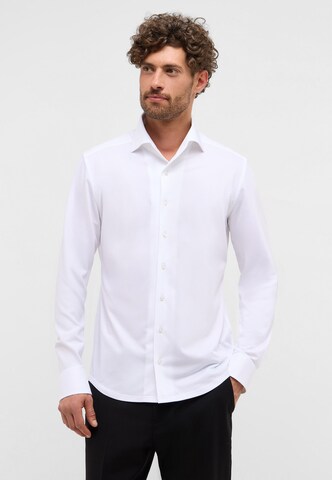 ETERNA Slim fit Business shirt in White: front