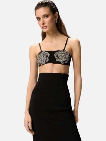 PINKO - Top 'BARBABIETOL' en negro: frente