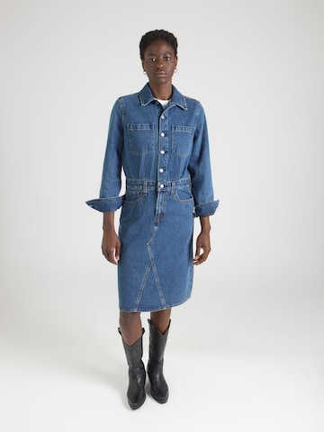 LEVI'S ® Blousejurk 'WESTERN' in Blauw: voorkant