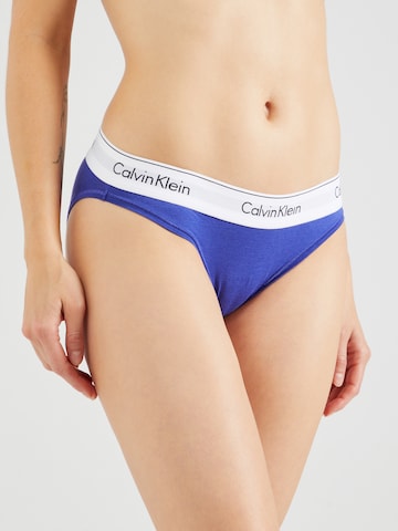 Calvin Klein Underwear قميص نسائي تحتي بلون أزرق: الأمام