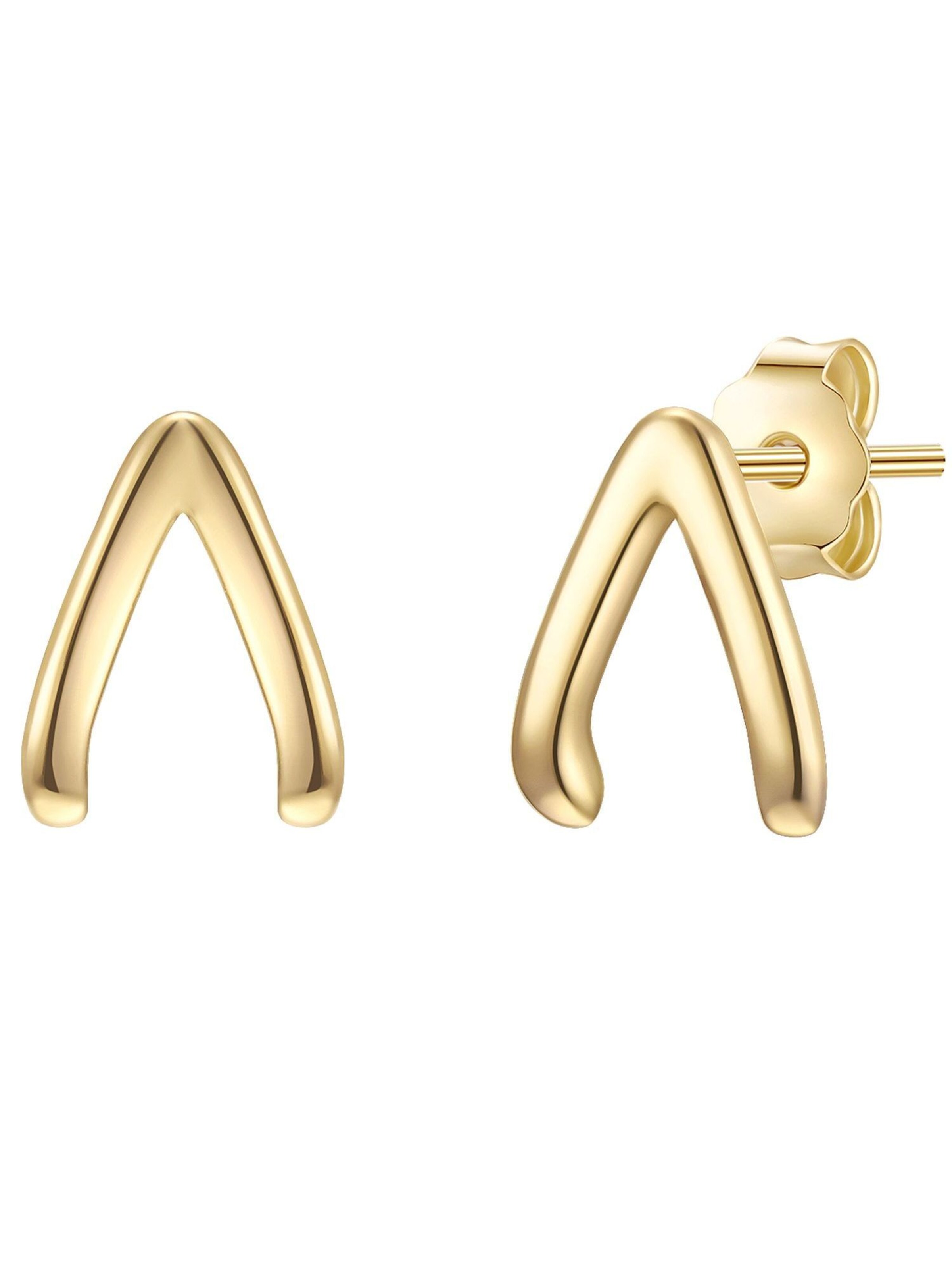 Glanzstücke München Ohrringe in Gold: Vorderseite