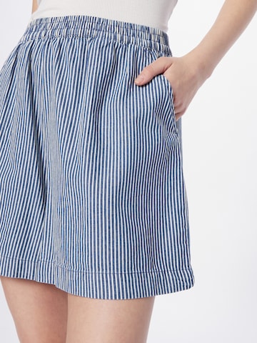 OBJECT Wide Leg Shorts in Blau