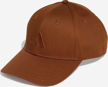 ADIDAS PERFORMANCE Sportovní čepice – hnědá: přední strana