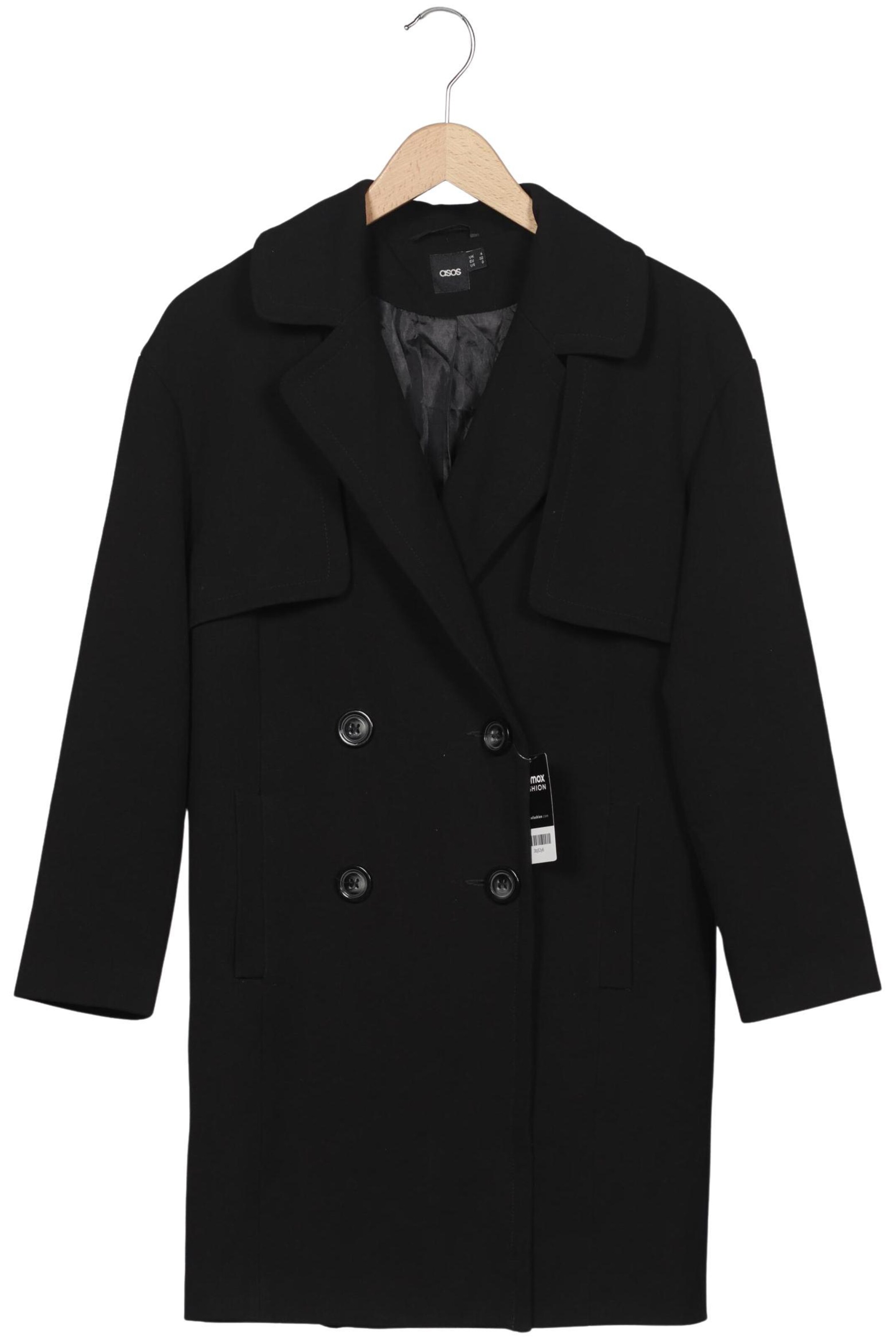 Asos Jacket & Coat in XXS in Black: front