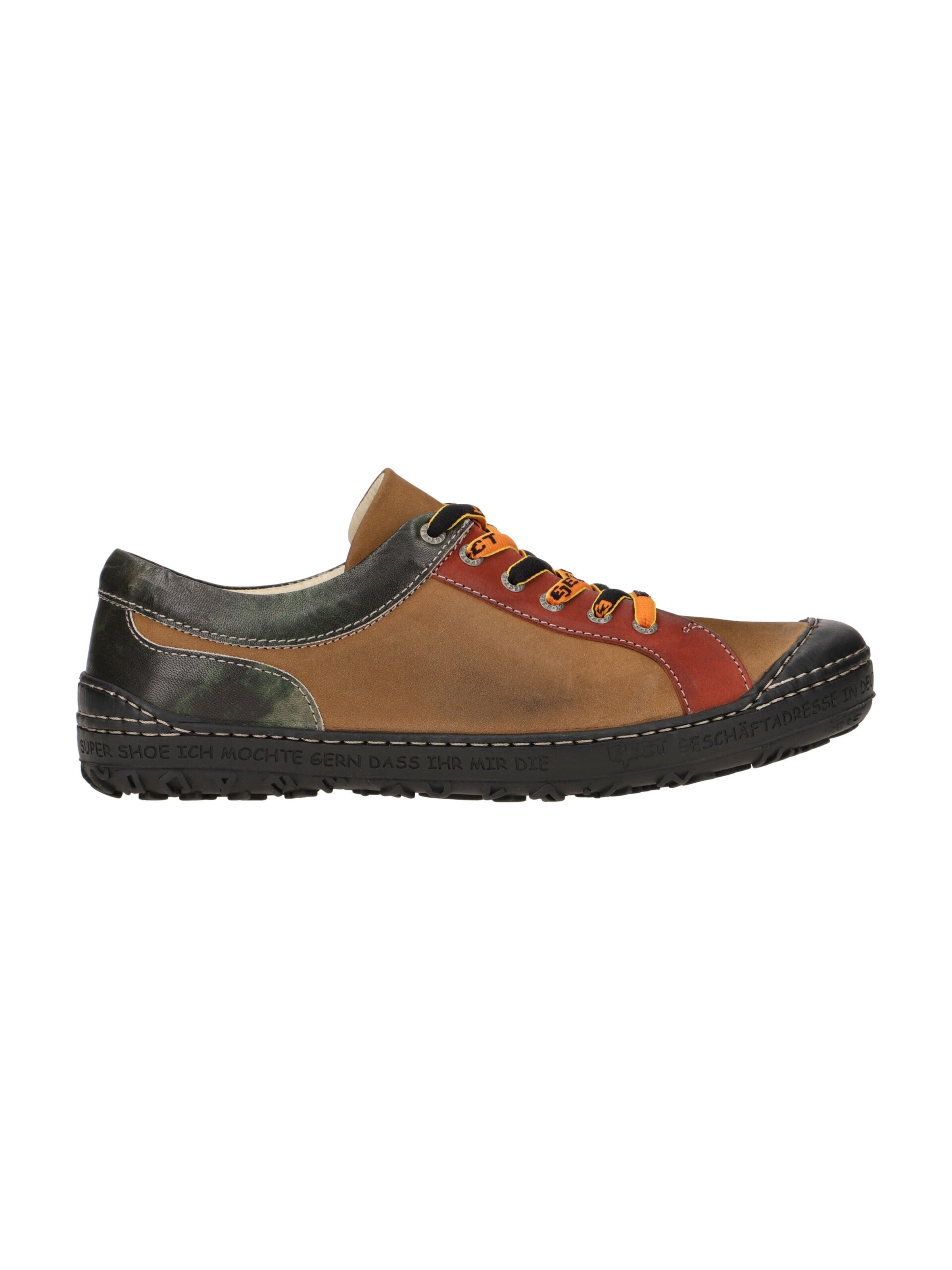 EJECT Schnürschuh 'Eject Dass Schuhe braun rot grün 15736'‌‌‌‌‌ in Braun