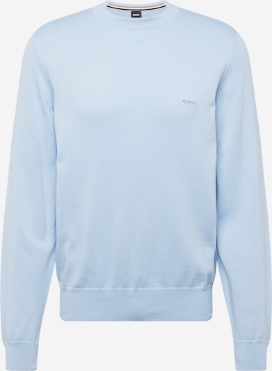 BOSS Black Pull-over 'Pacas-L' en bleu clair, Vue avec produit