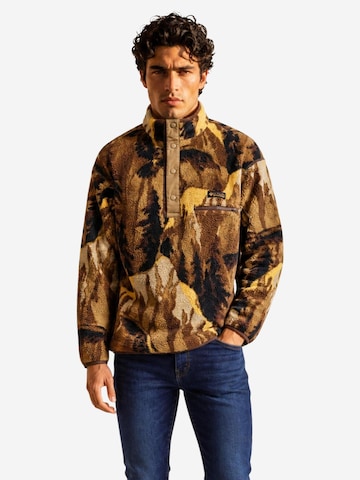 Pullover sportivo 'Helvetia™ II Printed Half Snap Fleece 2098461' di COLUMBIA in giallo