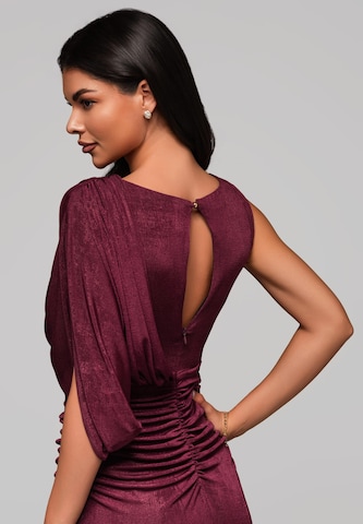 Ombre Evening dress in Red