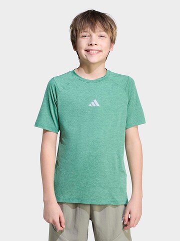 ADIDAS SPORTSWEAR Performance shirt in Green: front