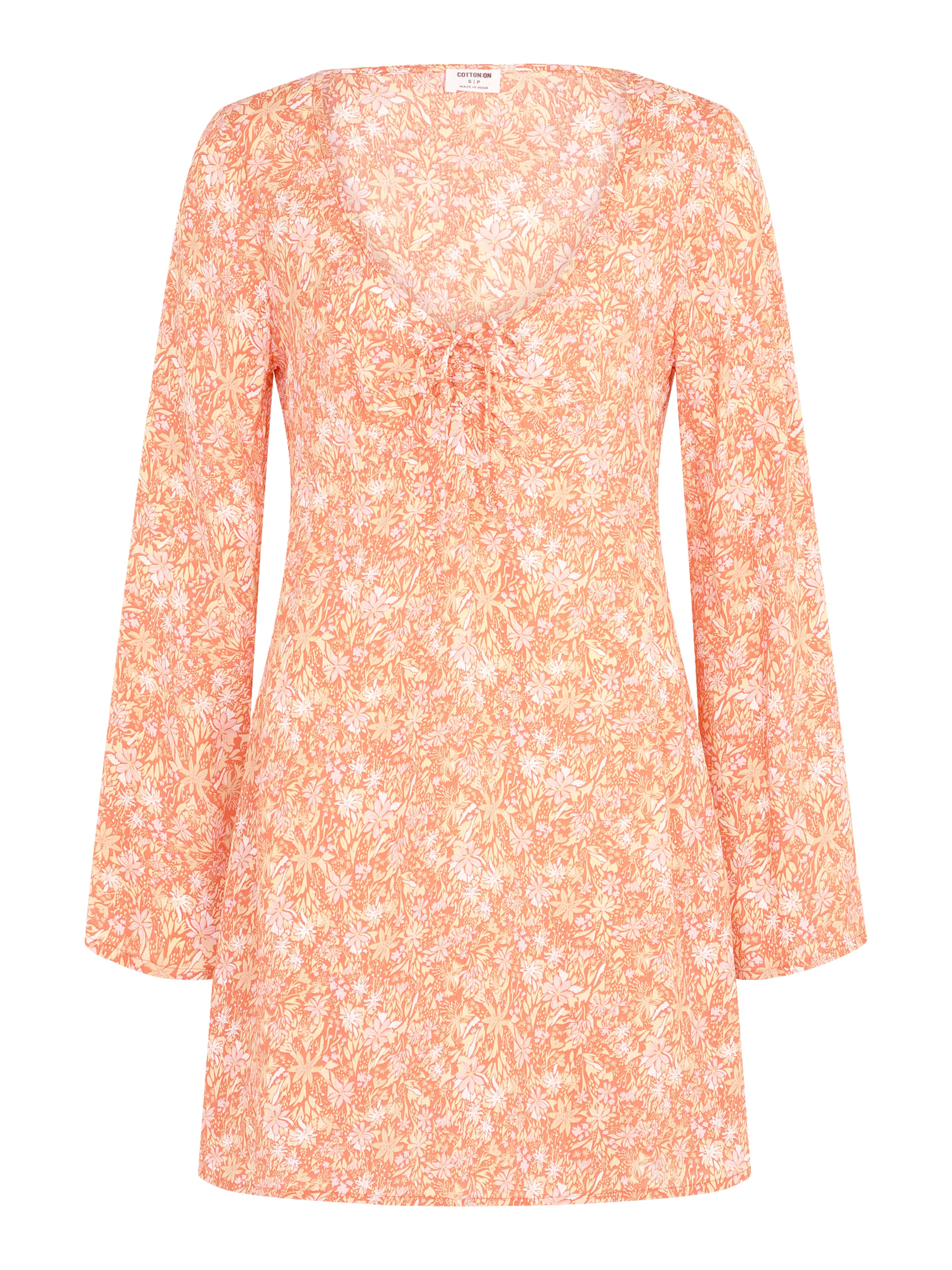 Cotton On Dress in Orange: front