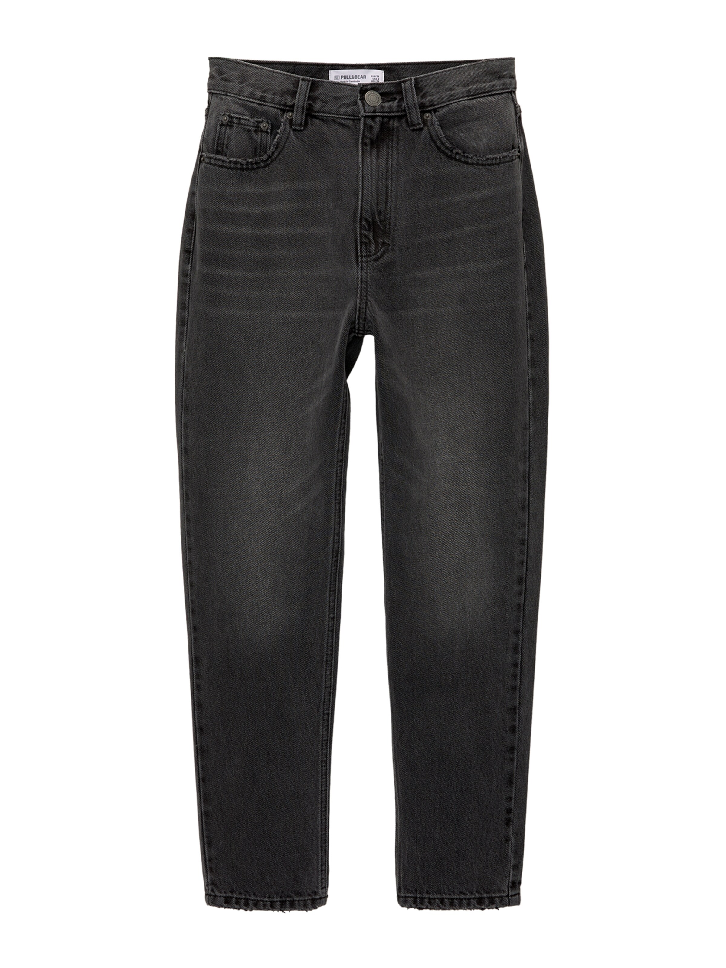 Pull&Bear Regular Jeans in Grijs: voorkant