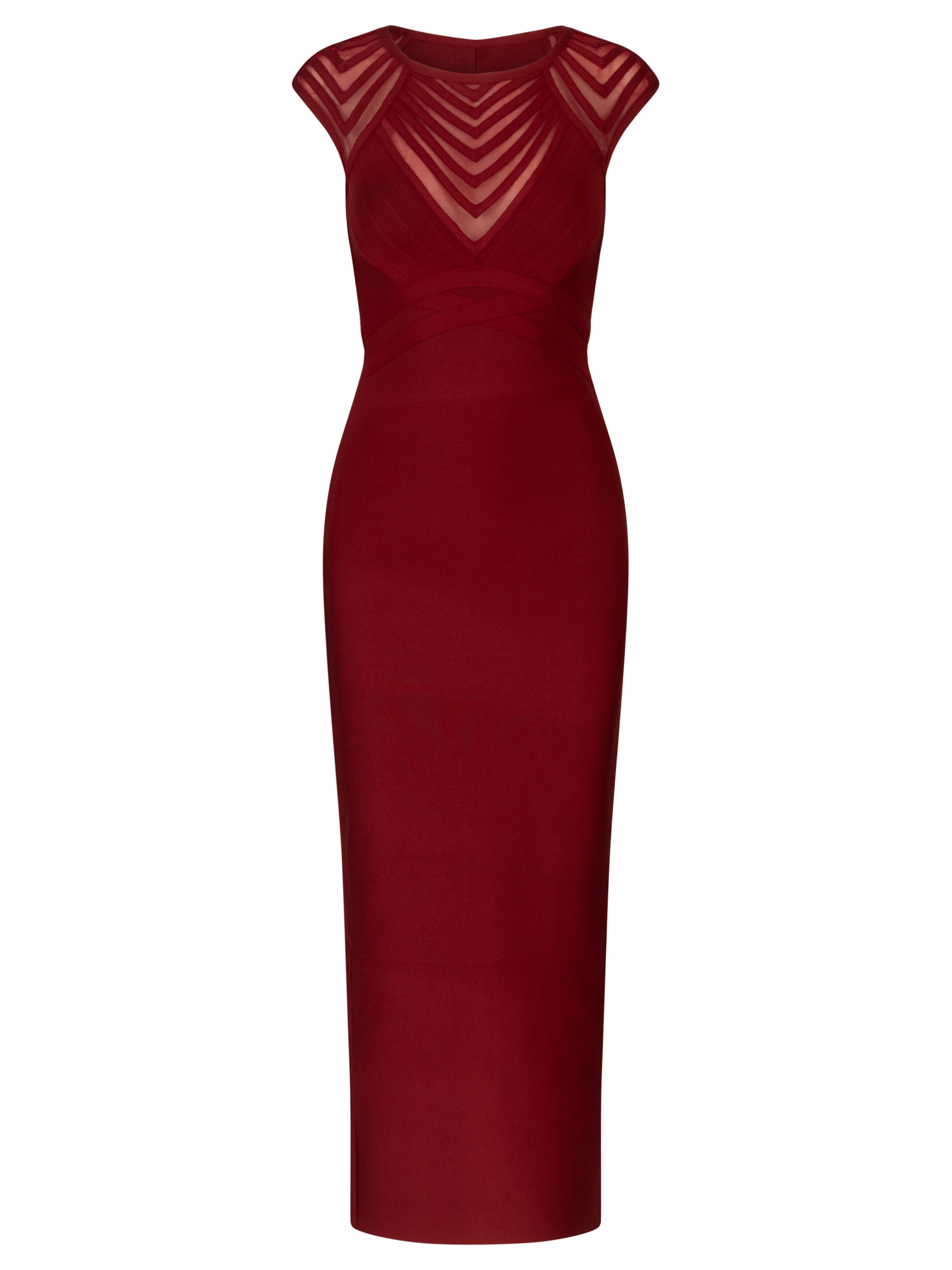 Kraimod Βραδινό φόρεμα σε κόκκινο: μπροστά