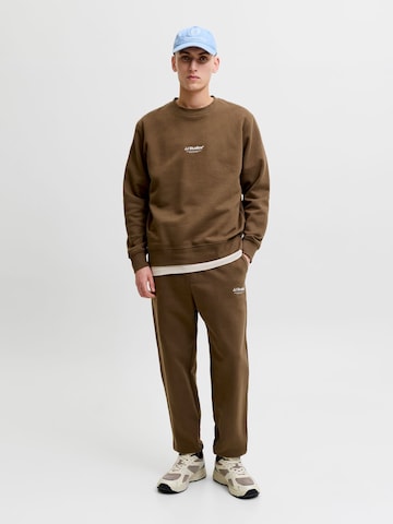 JACK & JONES Sweatshirt 'JJESoho' in Braun