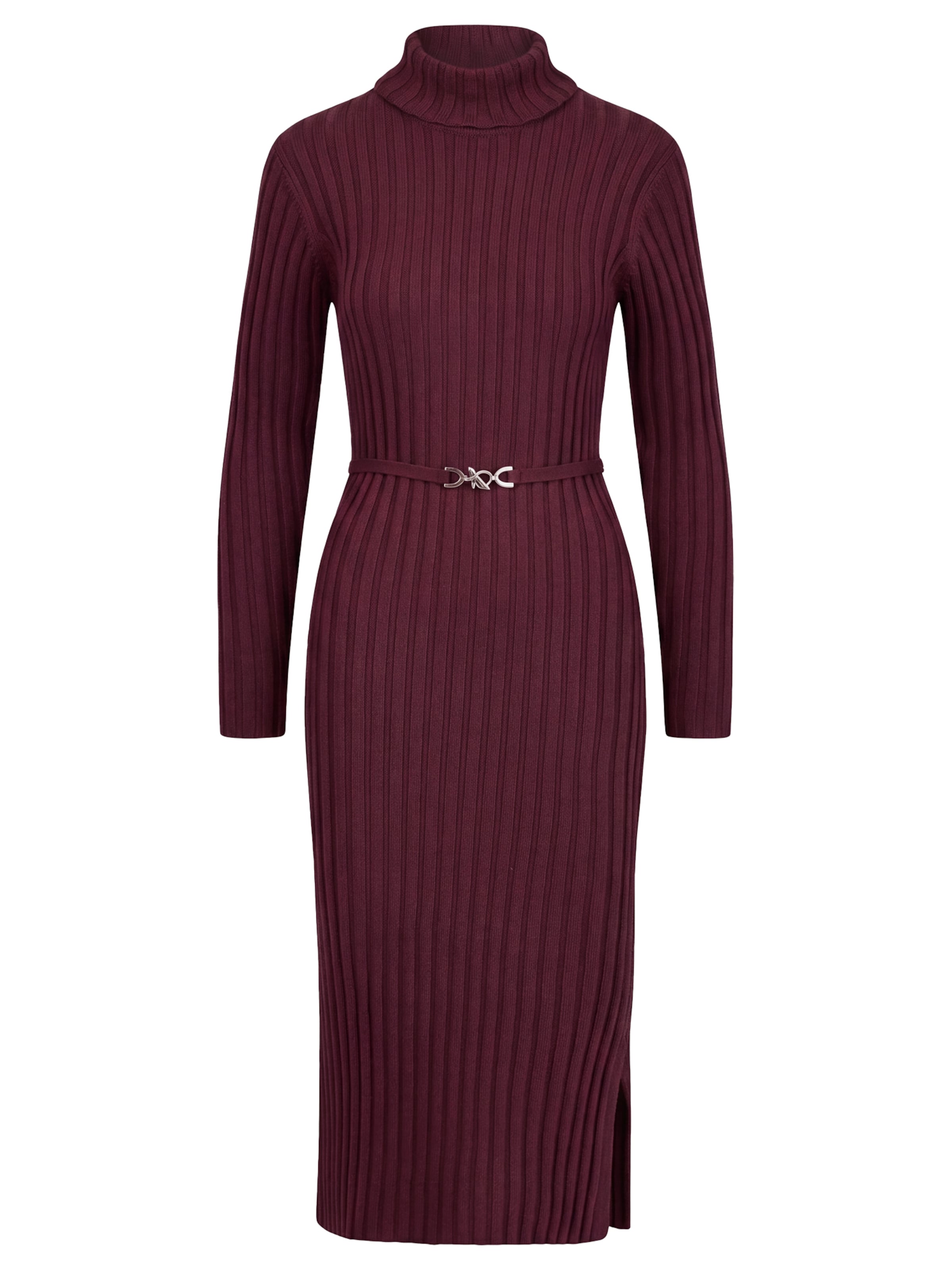 APART Knitted dress in XS in Wine red, Item view
